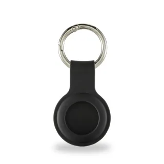 Hama Essential Funda para AirTag - Silicona Antiadherente - Color Negro
