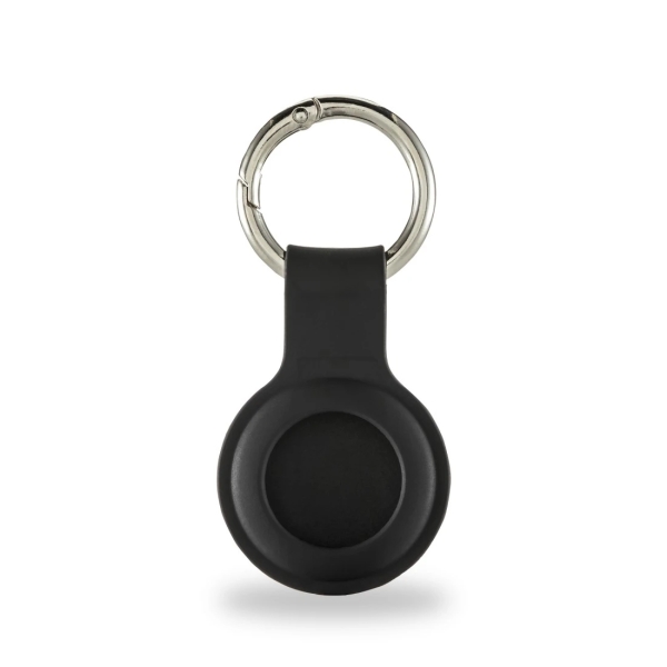 Hama Essential Funda para AirTag - Silicona Antiadherente - Color Negro