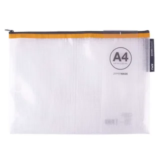 Apli Sobres Porta-Todo de Goma Eva Transparente A4 (355x255mm) - Suaves, Portatiles, Resistentes y Duraderos - Cierre de Cremallera - Colores Surtidos · Pack de 20 uds.