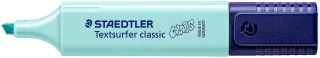 Staedtler Textsurfer Classic 364 Pastel Marcador Fluorescente - Punta Biselada - Trazo entre 1 - 5mm - Tinta con Base de Agua - Color Menta · Pack de 10 uds.