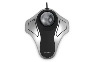 Kensington Orbit Trackball Optico USB - Bola de 40mm - 4 Botones Personalizables - Uso Ambidiestro - Precision y Control Superiores - Color Plata/Negro
