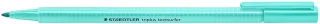 Staedtler Triplus Textsurfer 362 Rotulador Fluorescente - Trazo entre 1 a 4mm aprox. - Tinta Base de Agua - Color Menta · Pack de 10 uds.