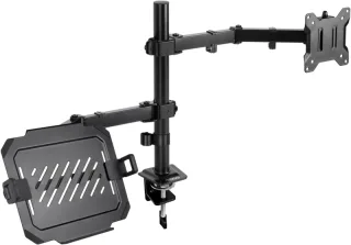 Tooq DB1200TN-B Soporte mesa monitor/portátil