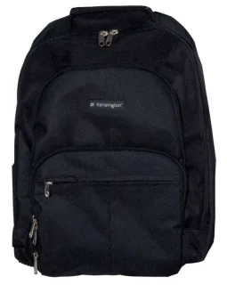 Kensington Mochila Sp25 para Portatiles - Alta Resistencia - Proteccion para Portatil - Capacidad Hasta 15,6" - Correas Acolchadas - Varios Bolsillos - Color Negro