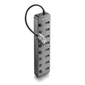 NGS IHUB8 Hub USB 3.0 - 8 Puertos USB 3.0 con Interruptores - Hasta 5Gbps