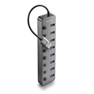 NGS IHUB8 Hub USB 3.0 - 8 Puertos USB 3.0 con Interruptores - Hasta 5Gbps