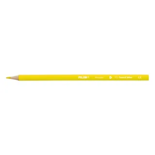 Milan Unicolor Lapices de Color Amarillo - Triangular - Color Amarillo · Pack de 12 uds.