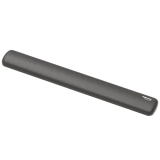 Fellowes Breyta Reposamuñecas para Teclado - Proteccion Antibacteriana Microban - Revestimiento Antipolvo - Tacto Suave - Soporte Ergonomico - Alivio del Dolor - 47x6x1.75cm - Color Negro