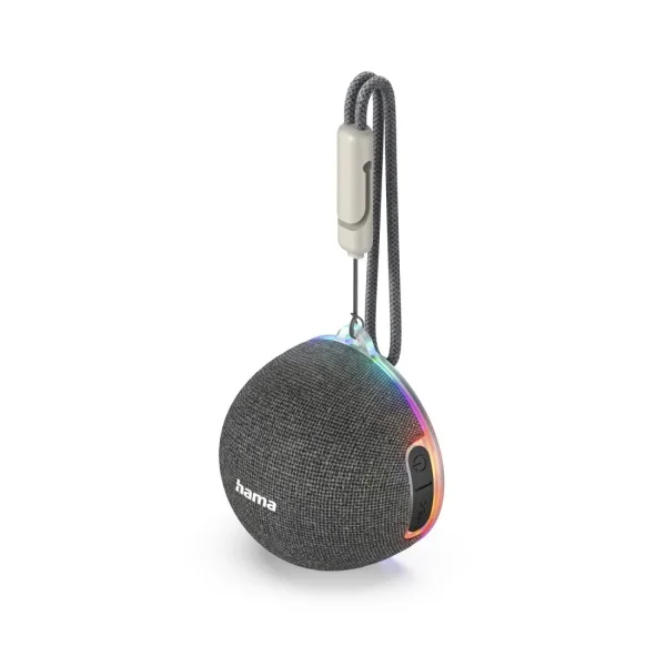 Hama MagBuddy Mini Altavoz Portatil con Anillo Magnetico - Bluetooth 6.0 - Iluminacion LED