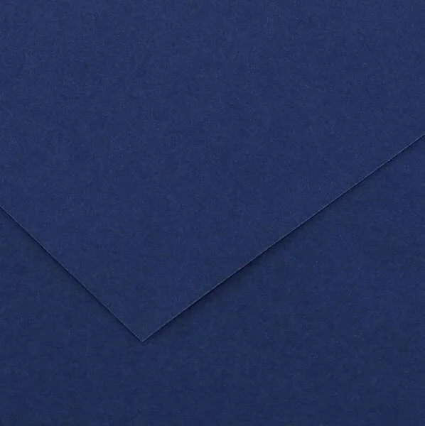 Canson Guarro Pack de 25 Cartulinas Iris de 185g - 50x65cm - Color Azul Ultramar
