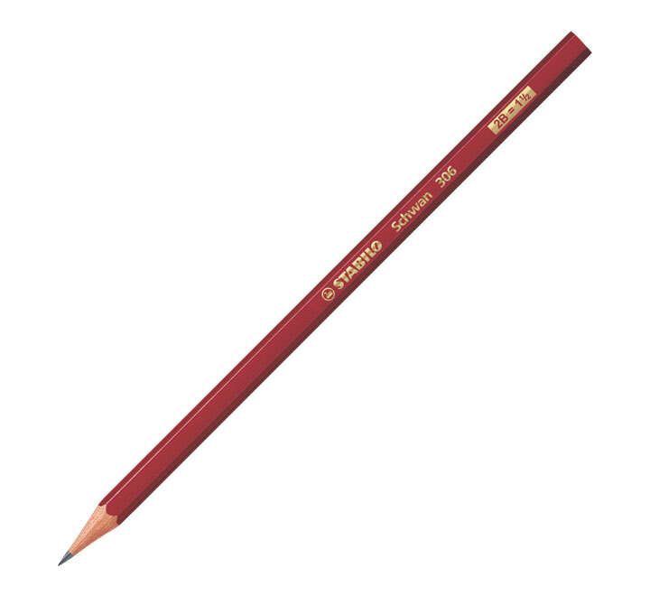 Stabilo Swano 306 Lapiz de Grafito Hexagonal HB de 2.2mm - Mina Antirrotura · Pack de 12 uds.