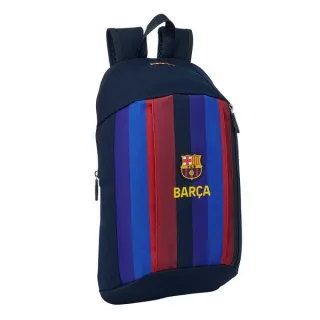 Safta F.C.Barcelona 1ª Equipacion 26/27 Mini Mochila - 8.5L - Hombreras Acolchadas - Cremallera Vertical - Asa - Bolsillo Frontal - Ajustables y Confortables - 22x39x10cm - Color Azul Noche