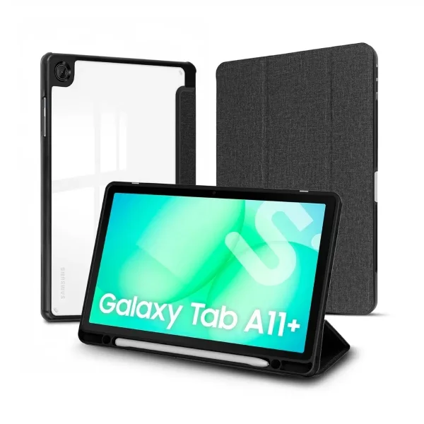 Subblim Clear Shock Funda para Samsung Galaxy Tab A11+ 11" - Antigolpes - Funcion Atril - Color Negro