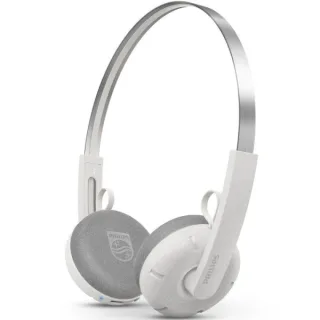 Philips Auriculares Supraaurales Inalambricos - Bluetooth 5.4 - Autonomia hasta 26h - Alcance 10m - Conector USB-C - Altavoz de 40mm - Color Blanco