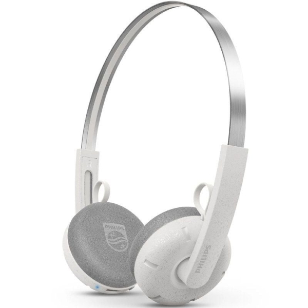 Philips Auriculares Supraaurales Inalambricos - Bluetooth 5.4 - Autonomia hasta 26h - Alcance 10m - Conector USB-C - Altavoz de 40mm - Color Blanco