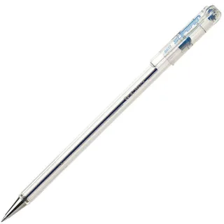 Pentel SuperB Boligrafo de Bola - Punta Fina 0.7mm - Trazo 0.35mm - Tinta con Base de Aceite - Color Azul · Pack de 12 uds.