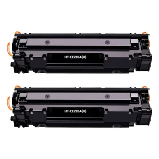 Generico HP CE285A/CE278A/CB435A/CB436A Negro Pack de 2 Cartuchos de Toner Genericos - Reemplaza 85A/78A/35A/36A