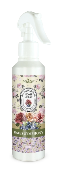 Prady Ambientador Home Spray Baies Symphony - Frasco de 220 ml - Spray Pulverizador
