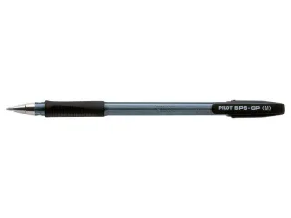 Pilot BPS-GP Boligrafo de Bola - Punta Mediana de 1mm - Trazo de 0.4mm - Recargable - Color Negro · Pack de 12 uds.