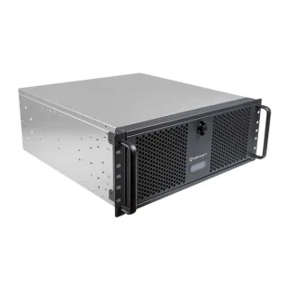 Unykach UK4339V Caja Rack 4U 19" - Tamaños de Disco Soportados 3.5", 2.5" - Filtro Antipolvo - USB-A 3.0, USB-C - 2 Ventiladores Incluidos - Color Negro
