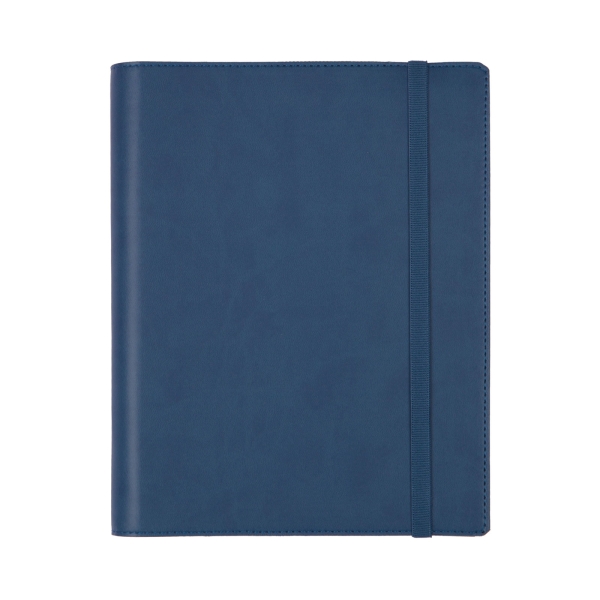 Finocam Duoband Agenda con Bloc de Notas en Catalan - Anual 2026 - Formato E10 - 176x28x226mm - 1 Dia por Pagina - Color Azul