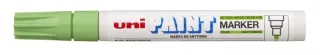 Uni-ball PX-20 Paint Marker - Marcador de Pintura - Punta Acrilica de Bala 2.2-2.8mm - Permanente en Todas las Superficies - Resistente a Luz y Agua - Color Verde Claro · Pack de 12 uds.