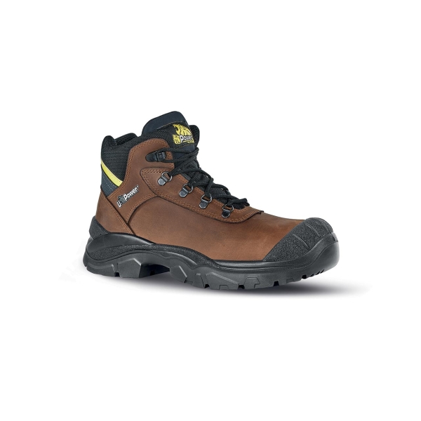 Upower Latitude RS L Calzado de Seguridad Botines - Talla 35 - Empeine Piel Pull-Up Hidrofugo, Toe Tapa Poliuretano, Puntal Composite, Antiperforacion, Antideslizante, Proteccion S3 FO SR -
