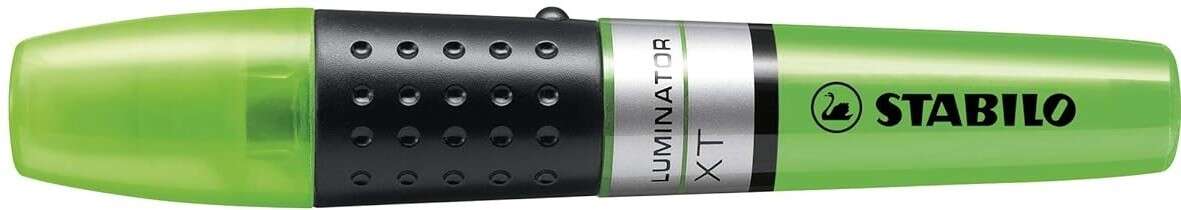 Stabilo Luminator Marcador Fluorescente - Mayor Suministro de Tinta - Zona de Agarre - Trazo entre 2 y 5mm - Color Verde · Pack de 5 uds.