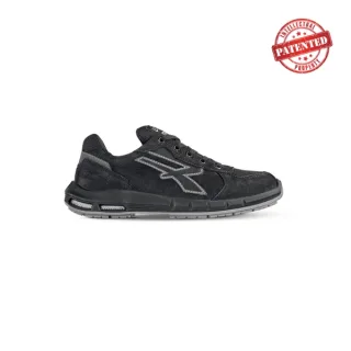 Upower Shedir Plus S ESD Calzado de Seguridad Altos - Talla 35 - Cuero Nubuck Resistente al Agua, Puntera de Aluminio, Suela Antideslizante con Inserto Anti-Fatiga, Proteccion S3S CI FO SR -