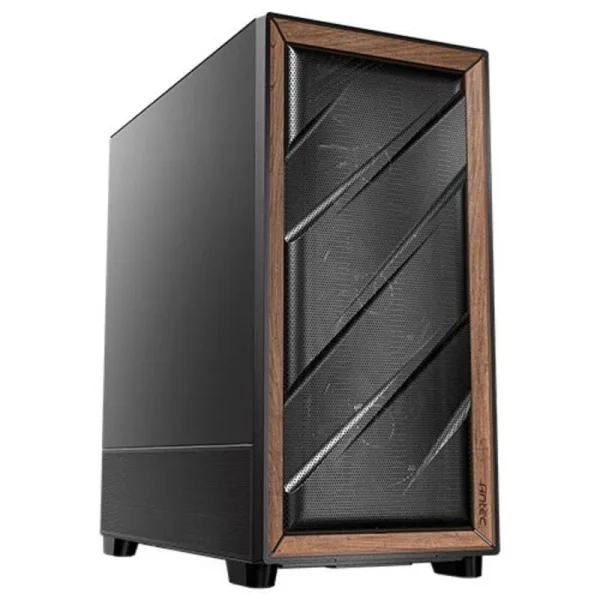 Antec Flux SE Caja E-ATX - Laterales con Espuma Acustica - 1 x USB C, 2 x USB-A 3.0 - 1 x Audio + Micro - 5 Ventiladores - Color Negro