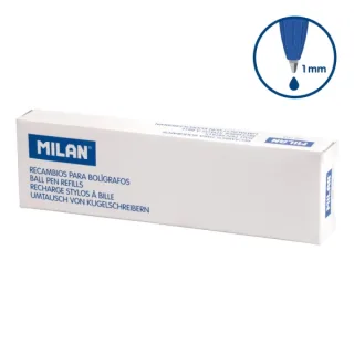 Milan P1 Touch Pack de 50 Recambios - Punta de 1mm - Color Azul