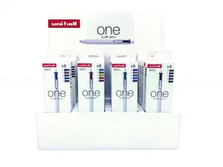 Uni-ball UMN-S-07 Expositor de 20 Packs de Boligrafo de Tinta Gel - Punta de Bola 0.7mm - Escritura Ultra Fluida - Agarre Suave y Comodo - 18 Colores Brillantes - Color Surtido · Pack de 20
