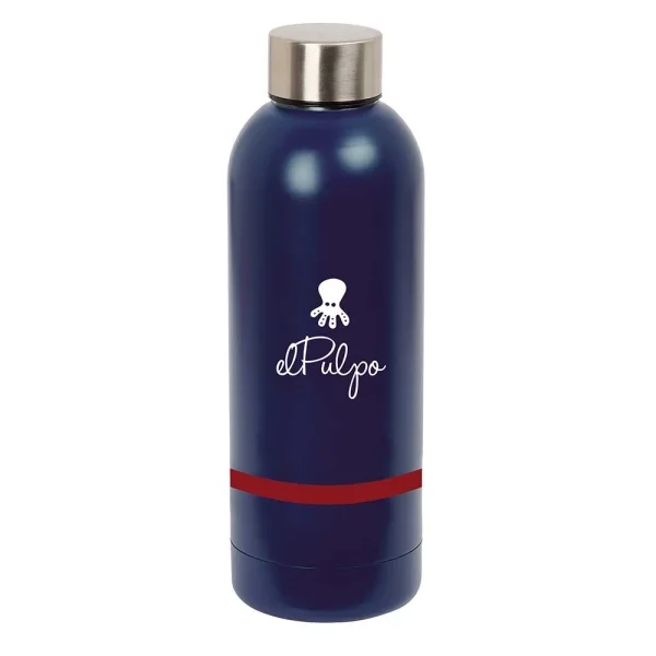 Safta el Pulpo Botella Termo de 500ml - Acero Inoxidable - 70x225mm - Color Azul Marino