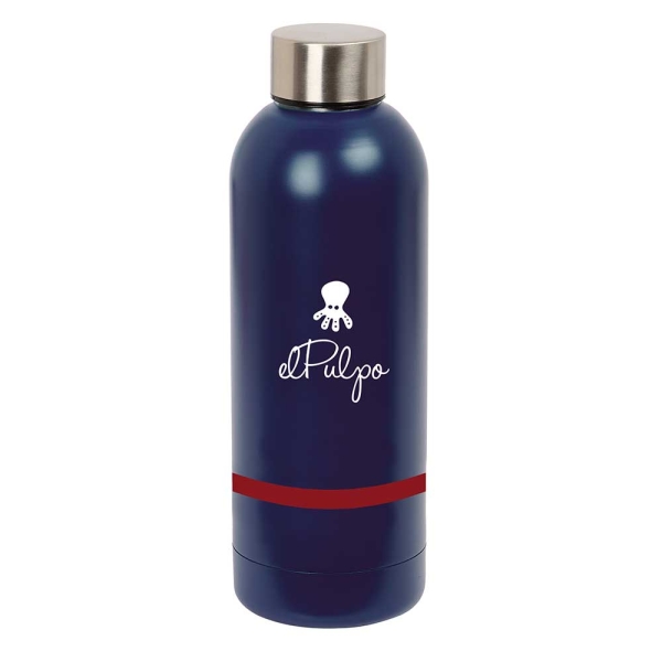 Safta el Pulpo Botella Termo de 500ml - Acero Inoxidable - 70x225mm - Color Azul Marino