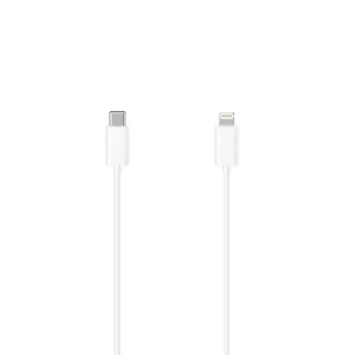 Hama Essential Cable de Carga - USB-C Macho - Lightning - Longitud 1.5m - Velocidad hasta 480Mbps - Blindaje Doble - Color Blanco