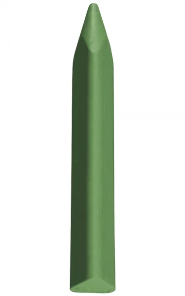 Jovi Triwax Estuche de 12 Ceras - Triangulares - No Manchan - Trazo Suave - Gran Rendimiento - Apto para Sacapuntas - Libre de Alergenos - Color Verde