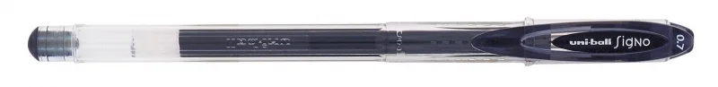 Uni-ball Signo UM-120 Boligrafo de Tinta Gel - Punta de Bola 0.7mm - Tinta Resistente al Agua y Luz - Color Negro · Pack de 12 uds.