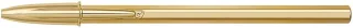Bic Cristal Shine Boligrafo de Bola - Punta Media de 1.0mm - Tinta con Base de Aceite - Elegante Cuerpo Dorado - Color Azul · Pack de 20 uds.