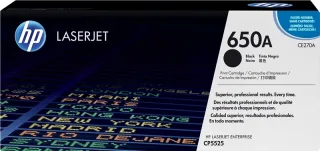 HP CE270A Negro Cartucho de Toner Original - 650A