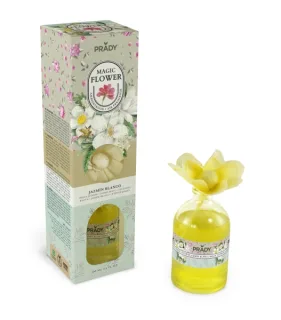 Prady Ambientador Magic Flower Jazmin Blanco - Frasco de Cristal 100ml
