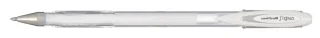 Uni-ball Signo Angelic UM-120AC Boligrafo de Tinta Gel - Punta de Bola 0.7mm - Tinta Resistente al Agua y Luz - Escribe en Papel Negro y Blanco - Color Blanco · Pack de 12 uds.