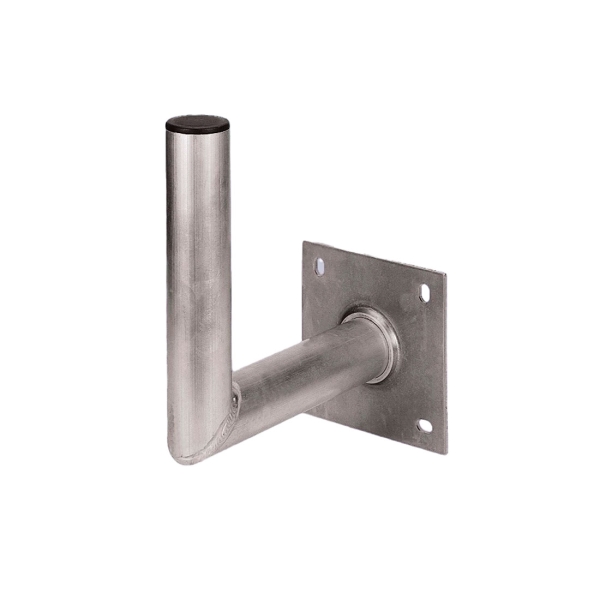 Hama Essential Soporte de Pared para Satelites hasta 1m de Diametro - Aluminio - Separacion de 25cm hasta la Pared - Color Plata