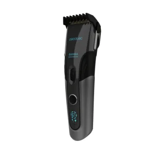Cecotec Bamba PrecisionCare Titan Cortapelos Inalambrico - Cuchillas de Titanio - Bateria de 90min de Autonomia - 3 Peines Guia - Uso con y sin Cable - Bloqueo de Seguridad - Color Negro