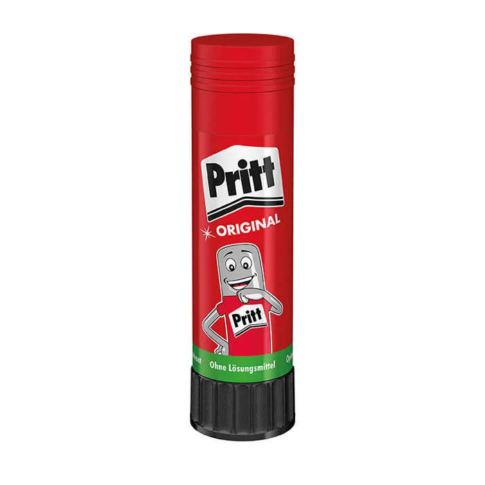 Pritt Barra de Pegamento Grande 43grs - Sin Disolventes - 97% de Ingredientes Naturales - Lavable a 20ºC - Seguro para Niños · Pack de 15 uds.