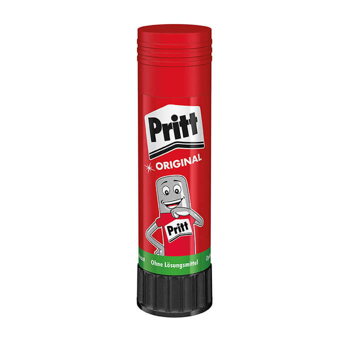 Pritt Barra de Pegamento Grande 43grs - Sin Disolventes - 97% de Ingredientes Naturales - Lavable a 20ºC - Seguro para Niños · Pack de 15 uds.