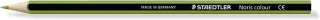 Staedtler Noris Colour 185 Lapiz Hexagonal de Color - Resistencia a la Rotura - Material Wopex - Color Verde Claro · Pack de 12 uds.