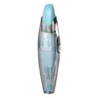 Dohe Serenity Cinta Correctora - 5mm x 6m - Pulsador Retractil - Recargable - Cuerpo Ergonomico - Color Azul · Pack de 10 uds.