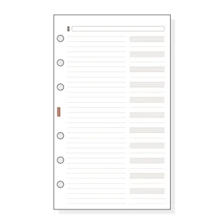 Finocam R454 Recambio Telefonico para Agendas Classic - Formato 400 - 91x5x152mm - Color Blanco