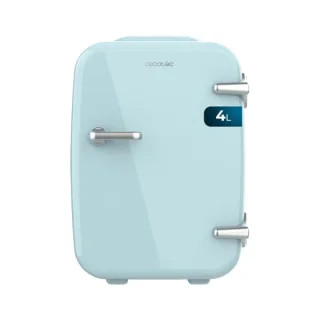 Cecotec Bolero MiniCooling 4L Habana Light Blue Mini Frigorifico Portatil - Capacidad 4L - 12V/220V - Temperatura Regulable - Enfria hasta 7ºC - Funcion Calentamiento hasta 65ºC - Color Turq