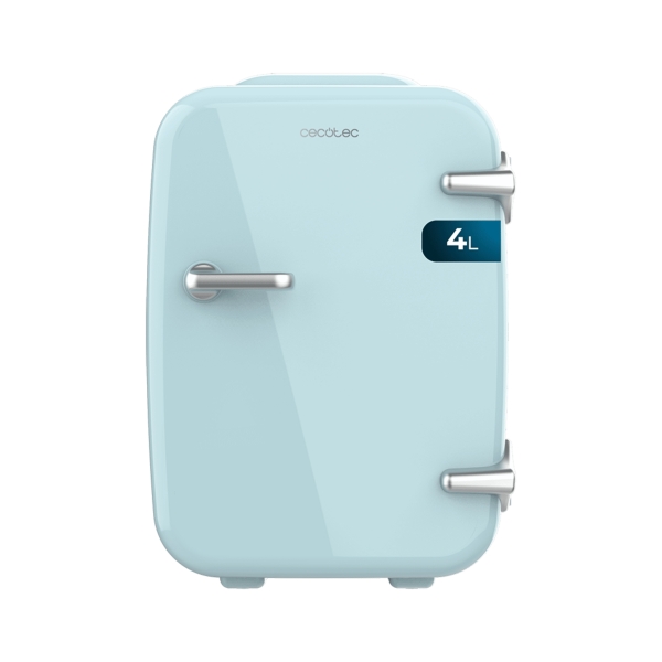 Cecotec Bolero MiniCooling 4L Habana Light Blue Mini Frigorifico Portatil - Capacidad 4L - 12V/220V - Temperatura Regulable - Enfria hasta 7ºC - Funcion Calentamiento hasta 65ºC - Color Turq